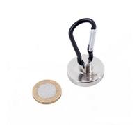 Vaunt Heavy Duty Carabiner Pot Magnet Van Garage Storage Tool Hooks