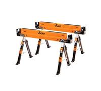Vaunt Heavy Duty Fully Adjustable Trestle Twin Pack