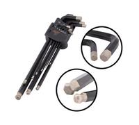 Vaunt X 9 Piece Metric Ball End Diamond Tipped Hex Allen Key Set Carbon Steel