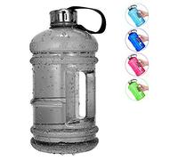Vaupan Half Gallon Big Water Bottle, 2.2L/73 OZ Large Leak Proof Sports Jug with Handle,Huge BPA Free PETG Plastic Wide Mouth Drinking Container Flask for Fitness Gym Biking Travel Outdoor Water Jug