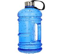 Vaupan Half Gallon Big Water Bottle, 2.2L/73 OZ Large Leak Proof Sports Jug with Handle,Huge BPA Free PETG Plastic Wide Mouth Drinking Container Flask for Fitness Gym Biking Travel Outdoor Water Jug