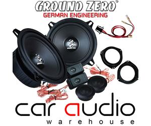 Vauxhall Astra G MK4 Ground Zero 280 W Pair Component Front Door Car Speaker Kit