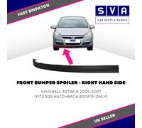 Vauxhall Astra H 2004-2007 Front Bumper Spoiler - Insurance Approved New -Right