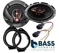 Vauxhall Astra J 2010-15 Pioneer 6.5" 500 Watts 3 Way Rear Door Car Speaker Kit