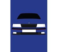 Vauxhall Cavalier MK3 SRi- Retro Motor Company Greeting Card
