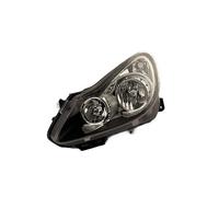 Prasco Headlight OP0344914 - Black Left-hand for Vauxhall/Opel Corsa D 2006-2011 VXR/SXI/SRI