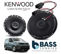Vauxhall Corsa E Combo 2018 On KENWOOD 660 Watts 2 Way Front Door Car Speakers