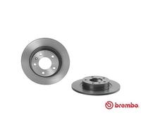 Brembo Rear Brake Discs Set 08.9460.31 - Solid 264mm - Fits Vauxhall Corsa/Adam