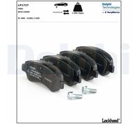 Vauxhall Crossland X Front Brake Pad Set 14" Disc Type 1679993980