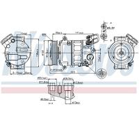 Nissens Air Conditioning Compressor 89420 - R134a PAG46 - for Opel Insignia (2009) 2.0 ECOTEC