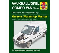 Vauxhall/Opel Combo Diesel Van (Oct 2001 to Jan 2012) 51 to 61 Haynes Repair Manual