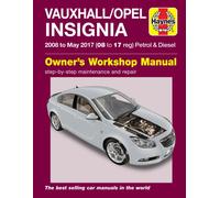 Vauxhall/Opel Insignia ('08-May 17) 08 to 17 reg