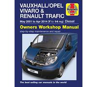Vauxhall/Opel Vivaro & Renault Trafic Diesel May 01 to Apr 14 (Y to 14 reg) Haynes Repair Manual