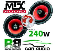 MTX TR65C 6.5" 2-Way Coaxial Car Audio Speakers 60w Rms 240w Max inc grilles