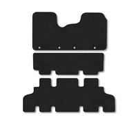 Vauxhall Vivaro (2014-2018) [Minibus] Van Mats Accessories Tailored Fit Carpet Car Floor Mats Non Slip Black Trim Compatible Accessory Anti Slip Full Coverage Durable Granulated Backing Hand-Finished