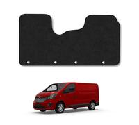 Vauxhall Vivaro (2014-2018) Van Mats Accessories Tailored Fit Carpet Car Floor Mats Non Slip Black Trim Compatible Accessory Anti Slip Full Coverage Durable Granulated Backing Hand-Finished Clips