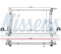 NISSENS 630792 Engine radiator