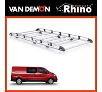 Vauxhall Vivaro Roof Rack For 2014-2019 Long Wheelbase, Rhino Aluminium Bars
