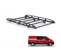 Vauxhall Vivaro Roof Rack For 2014-2019 Swb (Tailgate) - Rhino (Black)