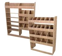 Monster Shop Vauxhall Vivaro SWB Plywood Van Racking Unit, Brown