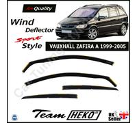 VAUXHALL ZAFIRA A MK1 1999-2005 5-door 4-pc Wind Deflectors HEKO Tinted