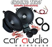 Vauxhall Zafira B Ground Zero 280 W Pair Component Front Door Car Speaker Kit
