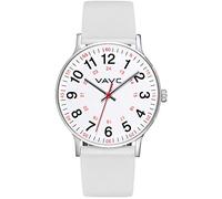 VAVC Nurse Watch for Medical Students,Doctors,Women with Second Hand and 24 Hour. Easy to Read Watch, 1White-40mm, Quartz Movement
