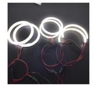 VAVGKDKPZB Angel Eye Kit For Toyota Mark X Mark-X REIZ 2004-2009 Ultra Bright SMD White LED Angel Eyes Ring Kit Daytiem Running Light DRL Car Angels Eyes