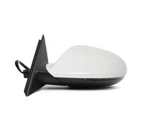 VAVGKDKPZB For A6 For C7 2013 2014 2015 2016 2017 2018 Auto Left Right Side Power Heated Fold Turn Signal 8 Wires Side Mirror Assembly Wing Mirror Unit(8 Wires White Left)
