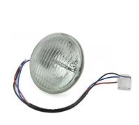 VAVGKDKPZB Headlight assembly For Dyna For Sportster Motorcycle 4.5" 5.75" 7" Round Halogen Sealed Beam Glass Headlight Headlamp Light Bulb 12V Hi Low Motorbike LED Spot Light(4.5 inch Clear)