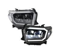 VAVGKDKPZB LED Headlight Assembly For Toyota For Tundra 2014 2015 2016 2017-2021 Front Lamp Sequential Headlamp 1Set LED Projector Headlights Assembly