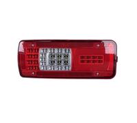 VAVGKDKPZB LED Tail Lights For Iveco Stralis Trakker 2016+ Truck LED Rear Headlight Taillight Without Buzzer 24V Safety Warning(1PC Left)