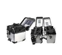 VAVGKDKPZB Motor Pannier Bag for BMW R1200GS LC for for ADV F800 GS for Adventure 2013-2018 for R1250 GS for R1200 GS Motorcycle Bag Case Inner Bags PVC Luggage Motorbike Saddle Bags(Three Bags)