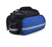 VAVGKDKPZB Motor Pannier Bag Waterproof Bicycle Saddle Bag Large Capacity Tail Rear Trunk Road Mountain Luggage Carrier Bike Bycicle Motorbike Saddle Bags(Blue)
