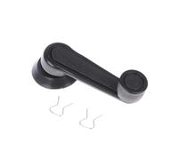 VAVGKDKPZB Power Window Lifter Assembly 1PC Universal Car Window Connect Winder Handle Crank Door Lever Hand Replacement Auto Front PassengerWithout(Black)