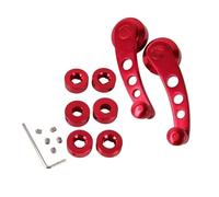 VAVGKDKPZB Power Window Lifter Assembly Car Window Interior Handle Manual Door and Hoist Crank Replacement Truck Parts 2025 Silver Black Red Front PassengerWithout(Red)