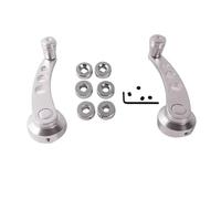 VAVGKDKPZB Power Window Lifter Assembly Car Window Interior Handle Manual Door and Hoist Crank Replacement Truck Parts 2025 Silver Black Red Front PassengerWithout(Silvery)