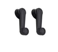 VAVGKDKPZB Power Window Lifter Assembly Manual Window Crank Handle 1/2/4/10PCS Universal Door Glass Lifting Replacement ABS Material Black Car Parts Front PassengerWithout(2PCS)