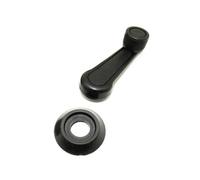 VAVGKDKPZB Power Window Lifter Assembly Universal Car Window Connect Winder Handle Crank Door Lever Replaces Winding Handles Front PassengerWithout(Black)