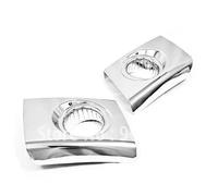 VAVGKDKPZB Universal Headlight Dust Cover For Hyundai For Tucson 2005 2006 2007 2008 2009 Easy-Install Chrome Front Fog Light Cover
