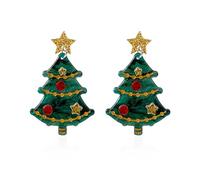 Vavhoo Christmas Earrings for Women Holiday Earrings Acrylic Xmas Tree Dangle Earrings Christmas Party Earrings Festive Holiday Jewelry Gifts, Acrylic, No Gemstone