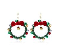 Vavhoo Christmas Theme Earrings Acrylic Cute Santa Claus Gingerbread Reindeer Stockings Earrings Christmas Jewelry Gift, Acrylic, No Gemstone