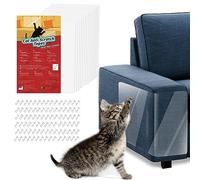 VavoPaw Anti Cat Scratch Furniture Protector - 16 Pack Single Side Sticky Tape With 90 Pins for Training and Deterring Scratching on Couch Corners