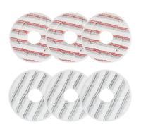 VAVPUP 6-Pack Mop Head Refills for Vileda Spin Mop Heavy-Duty Polyester+Nylon Pads with High Absorbency Machine-Washable Replacement for Tile,Wood & Stone Floors(23cm)