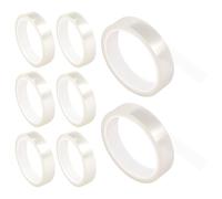 VAVPUP 8 Rolls High Temperature Heat Resistant Tape with PET and High Density Silicone Adhesive Electrical Insulation No Remnants Automotive Painting,Hardware Electroplating,Handicraft Fixing 2x33cm