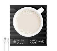 VAVPUP Digital Coffee Scale with Timer & Backlit Display,for Espresso and Pour-Over Coffee 0.1g Ultra-Precise Kitchen Scale,30-Day Battery, Convertible Units (g/oz/mL) (black)