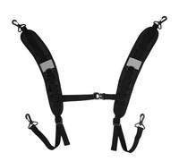 VAVPUP Ergonomic Backpack Straps Replacement Kit 360° Rotating Clips & Durable Alloy Hooks, Adjustable 48-86cm Polyester Shoulder Straps for Hiking/Camping/Travel (Plastic)