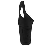 VAVPUP Shoulder-Style Yoga mat Bag,Multi-Pocket Organizer,Adjustable Shoulder Strap,108cm Extra Long Opening Fits 10mm Mats & Yoga Blocks,Waterproof Bottom Pocket,Unisex Exercise Mat Carrier (Black)