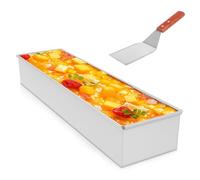 VAVPUP Tiramisu Cake Pan Set Large 41cm Aluminum Alloy Baking Mould with Removable Base & Cake Spatula Oven-Safe for Cheesecake,Mousse & Desserts Perfect for Birthdays,Weddings & Christmas(Fixed type)