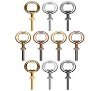 VAVPUP Zinc Alloy Bottle Opener Kit,Compact Beer Opener Set,Inserted Into The SetBeer Bottle Opener Set Vintage Practical Beer Lid Opener for DIY Bottle Opener Project Craft Wood Turning (10)